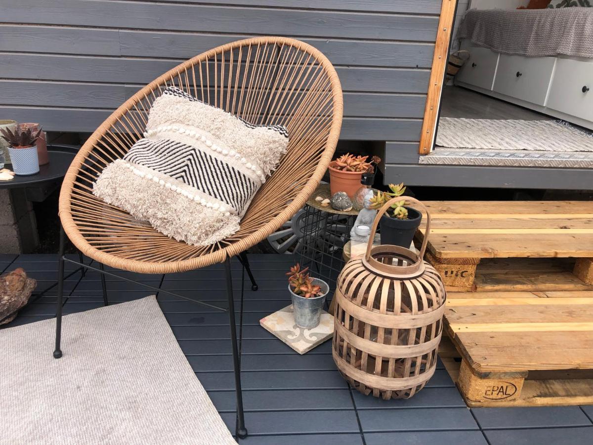 Tinyhouse Luna With Ac, Bbq And Beautiful View La Vegueta Bagian luar foto